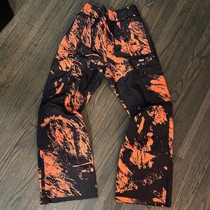 DOPE Men's ICONIC snowboard pants Black and Orange size S